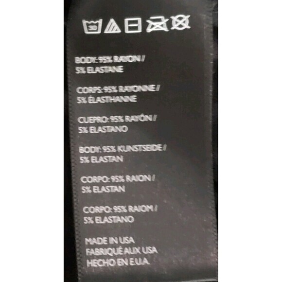 FP Beach Tunic Dress Women's XS Black Oversized Soft Flowy Side Slit - Picture 6 of 7